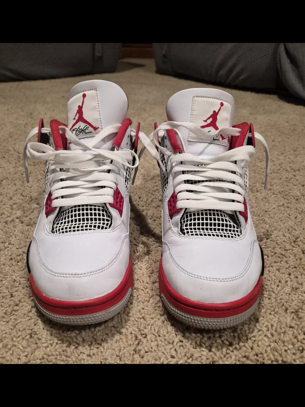 Jordan 4 Fire Red - Picture 3 of 8